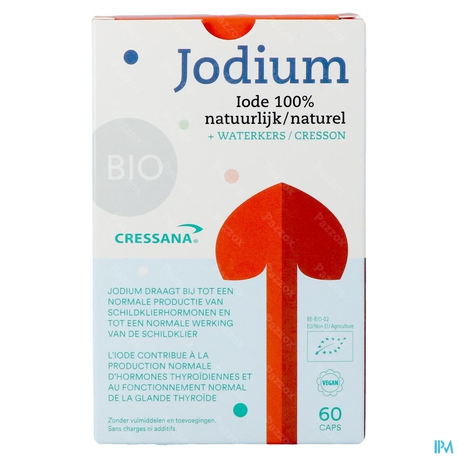 Cressana Bio Jodium + Chlorella + Waterkers 60 Capsules