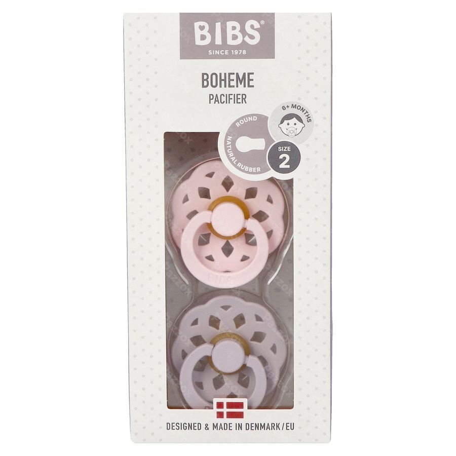 Bibs 2 Fopspeen Boheme Duo Blossom/lilac 2