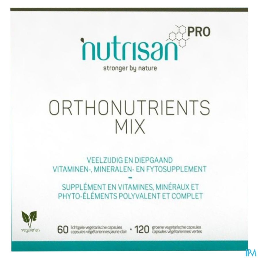 Orthonutrients Mix 60 + 120 Plantaardige Capsules