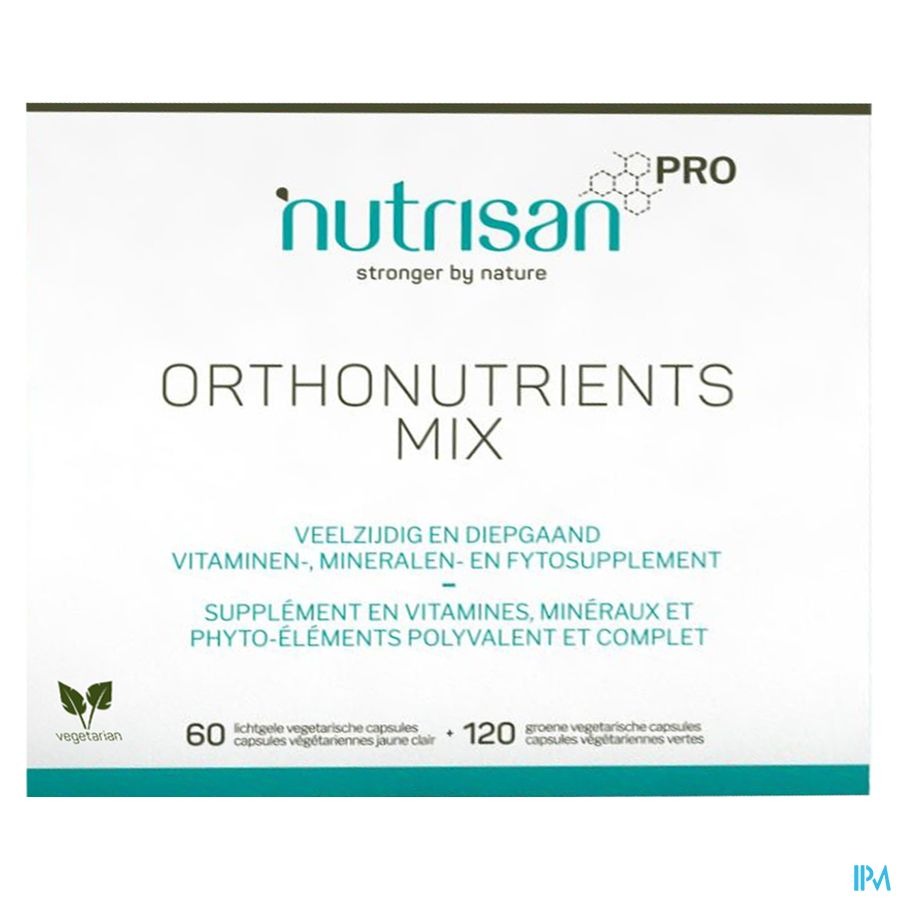 Orthonutrients Mix 60 + 120 Plantaardige Capsules