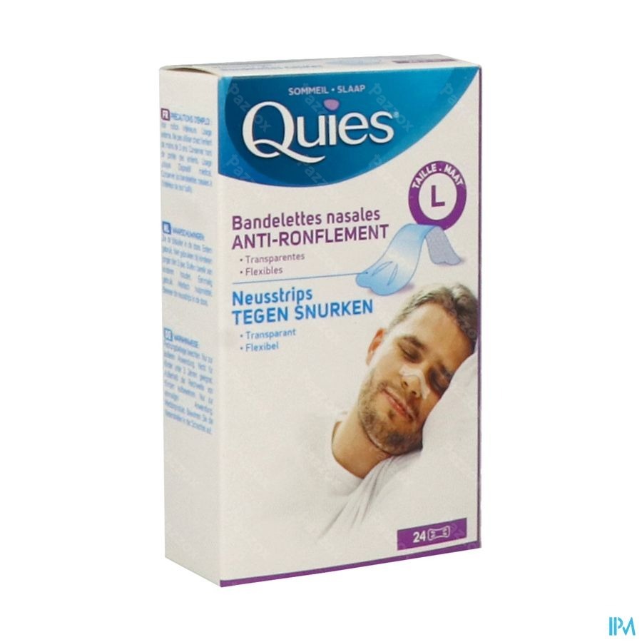 Quies Tegen Snurken 24 L Neusstrips 