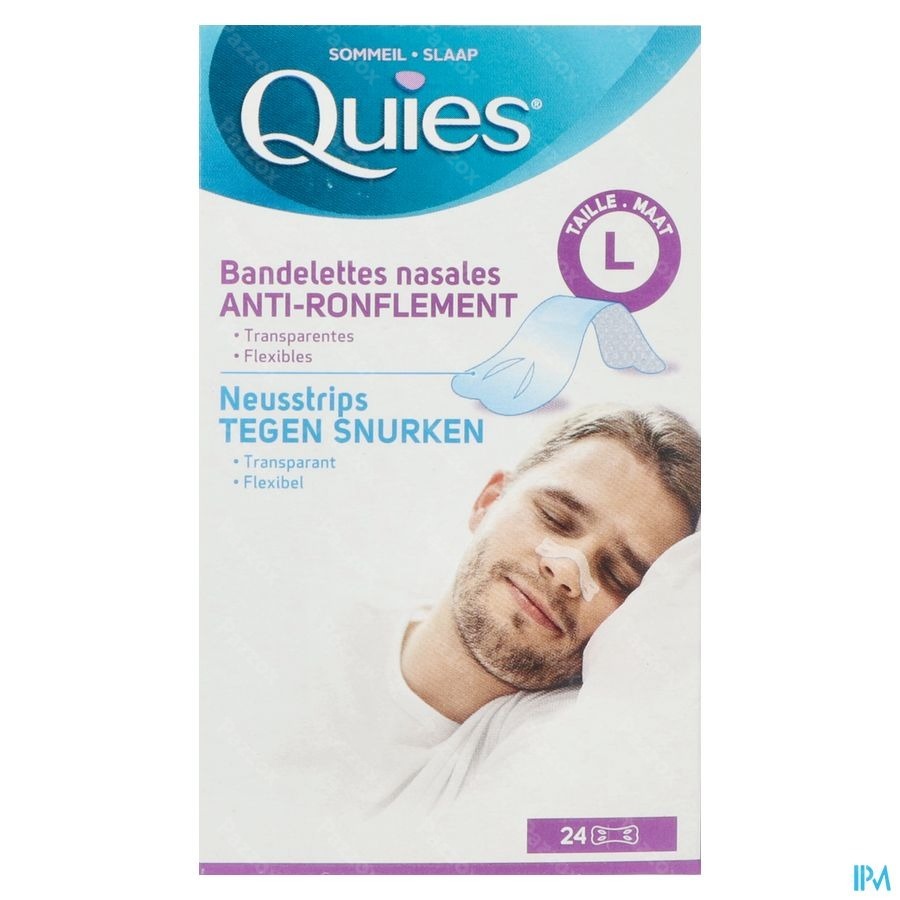 Quies Tegen Snurken 24 L Neusstrips 