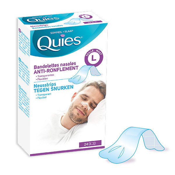 Quies Tegen Snurken 24 L Neusstrips 