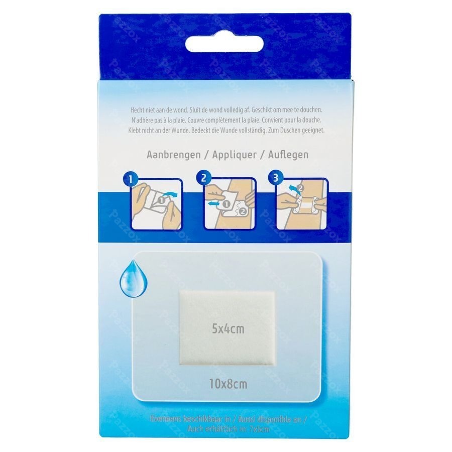 Febelcare Med3 Zelfklevend Steriel Verband 8x10cm 5 Stuks