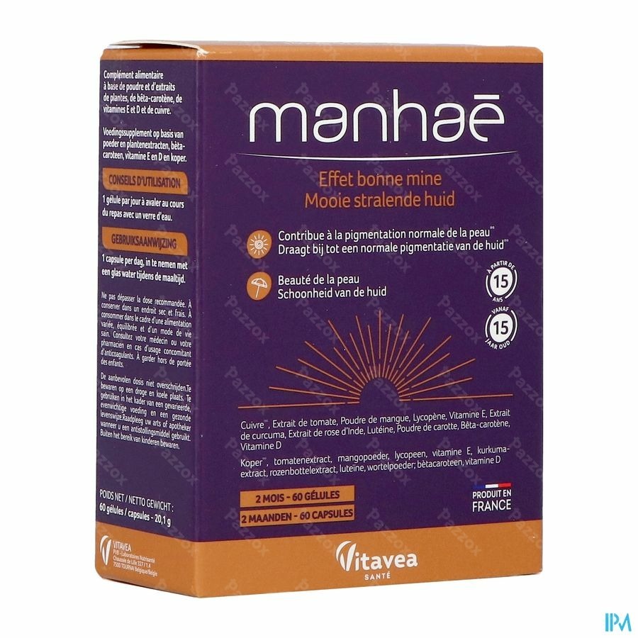 Vitavea Manhae Stralende Huid 60 Tabletten 