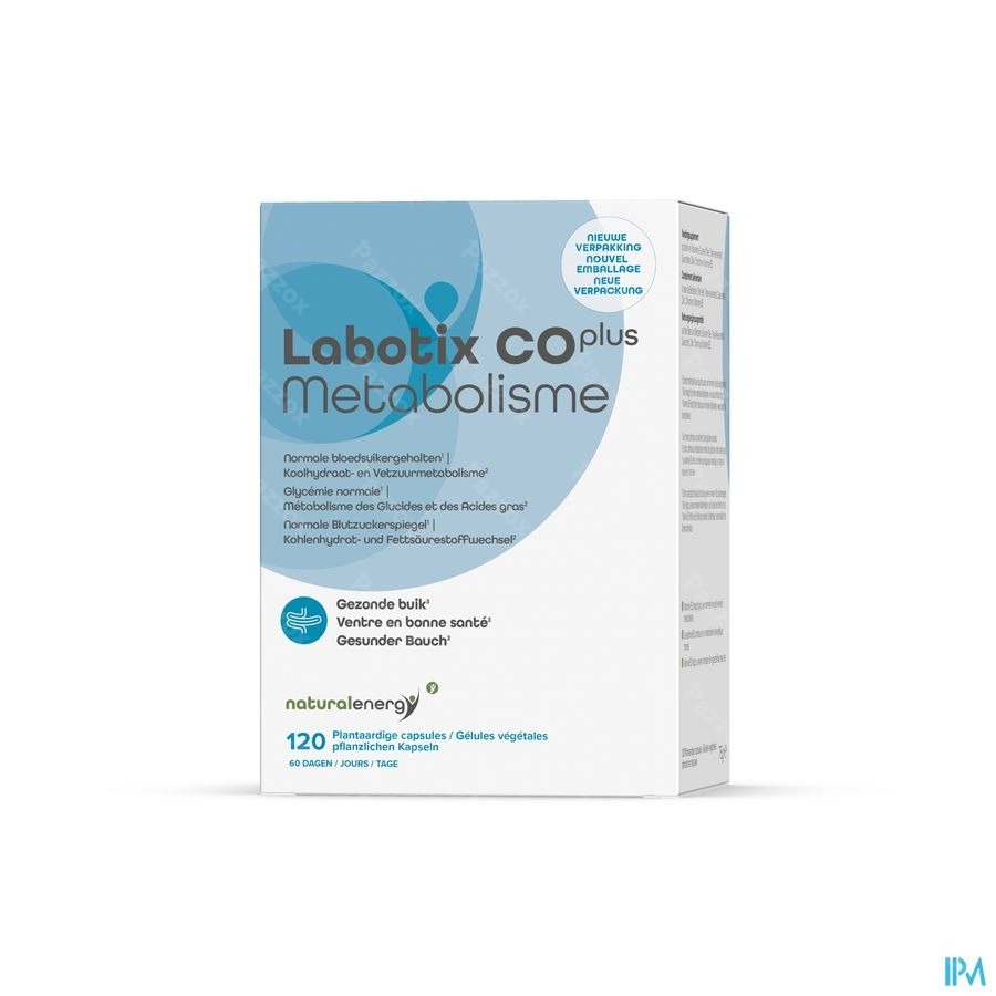 Natural Energy Labotix Co Plus 120 Capsules
