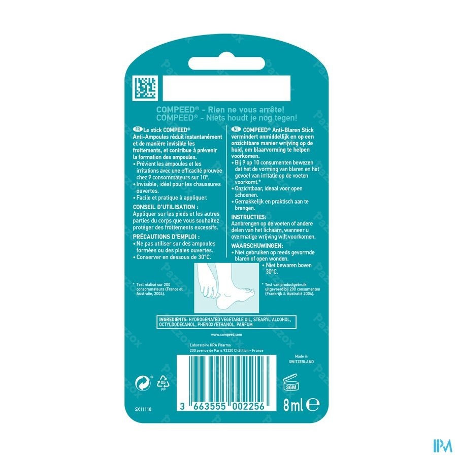 Compeed Anti-blaren Stick 8ml