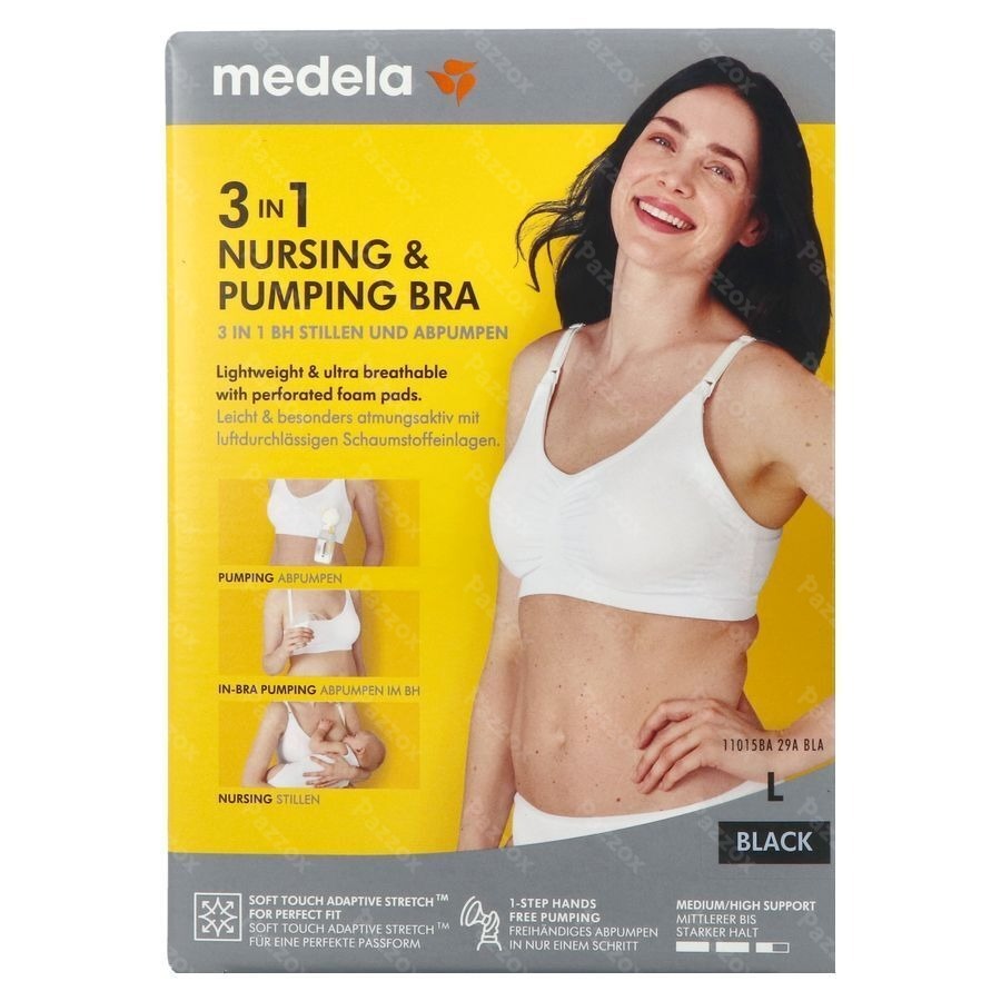 Medela Beha Kolven&voeden 3in1 l Zwart