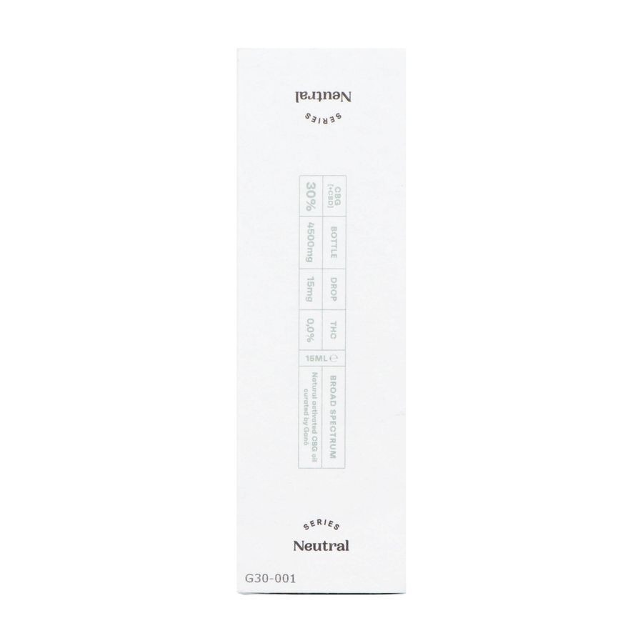 Gano Care Neutral 30% Cbg&cbd Olie 15ml
