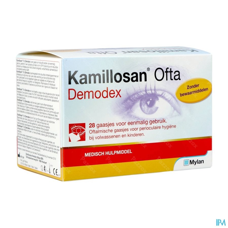 Kamillosan Ofta Demodex 28 Doekjes 