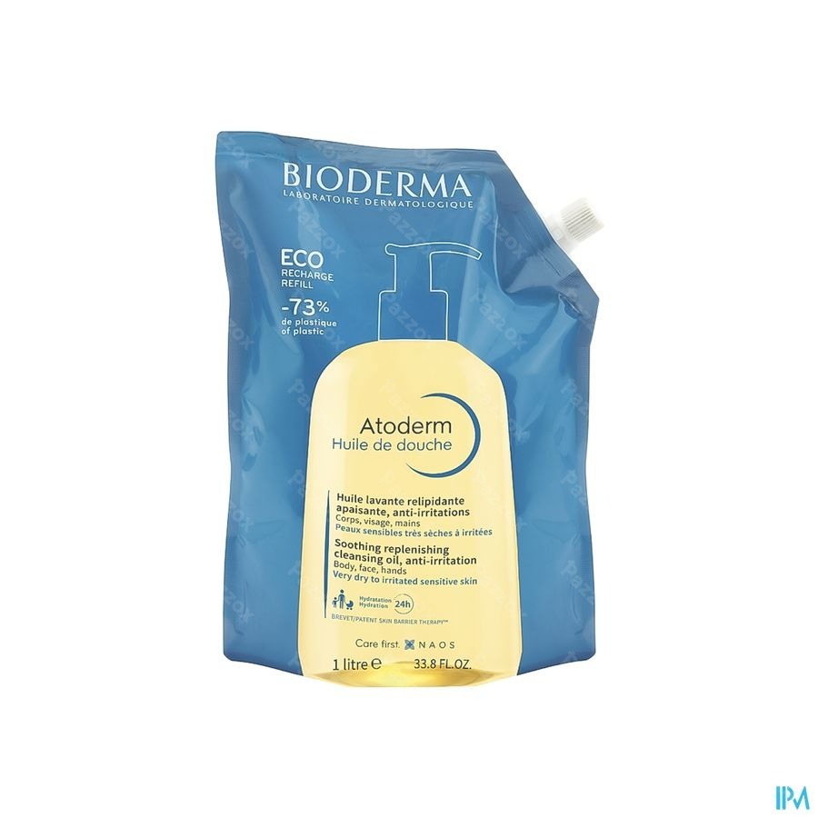 Bioderma Atoderm Doucheolie Navulling 1l