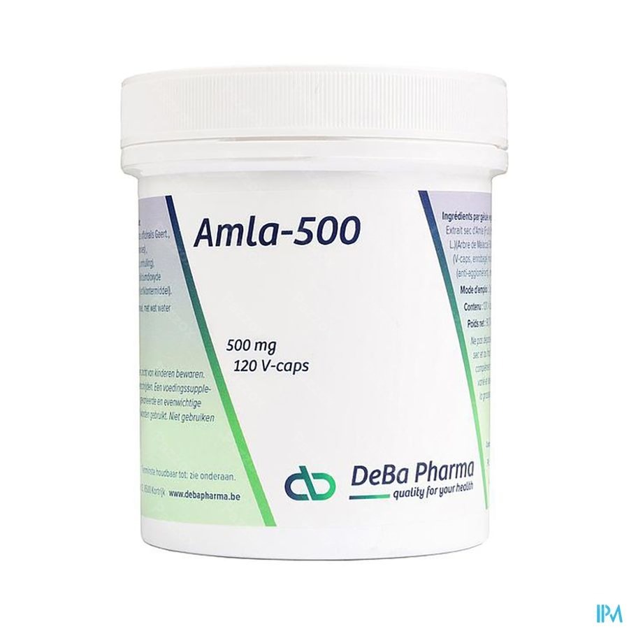Deba Pharma Amla-500 120 Plantaardige Capsules