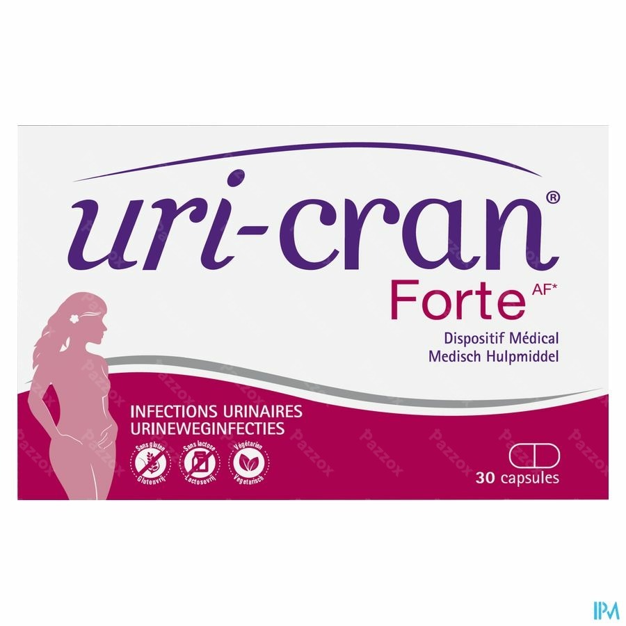 Uri-Cran Forte AF Urineweginfecties 30 Capsules