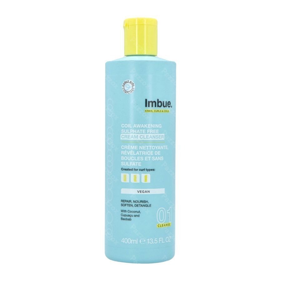 Imbue Coil Awakening Krullen Cream Cleanser 400ml 