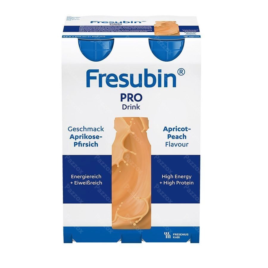 Fresubin Pro Drink Abrikoos Perzik Fl 4x200ml