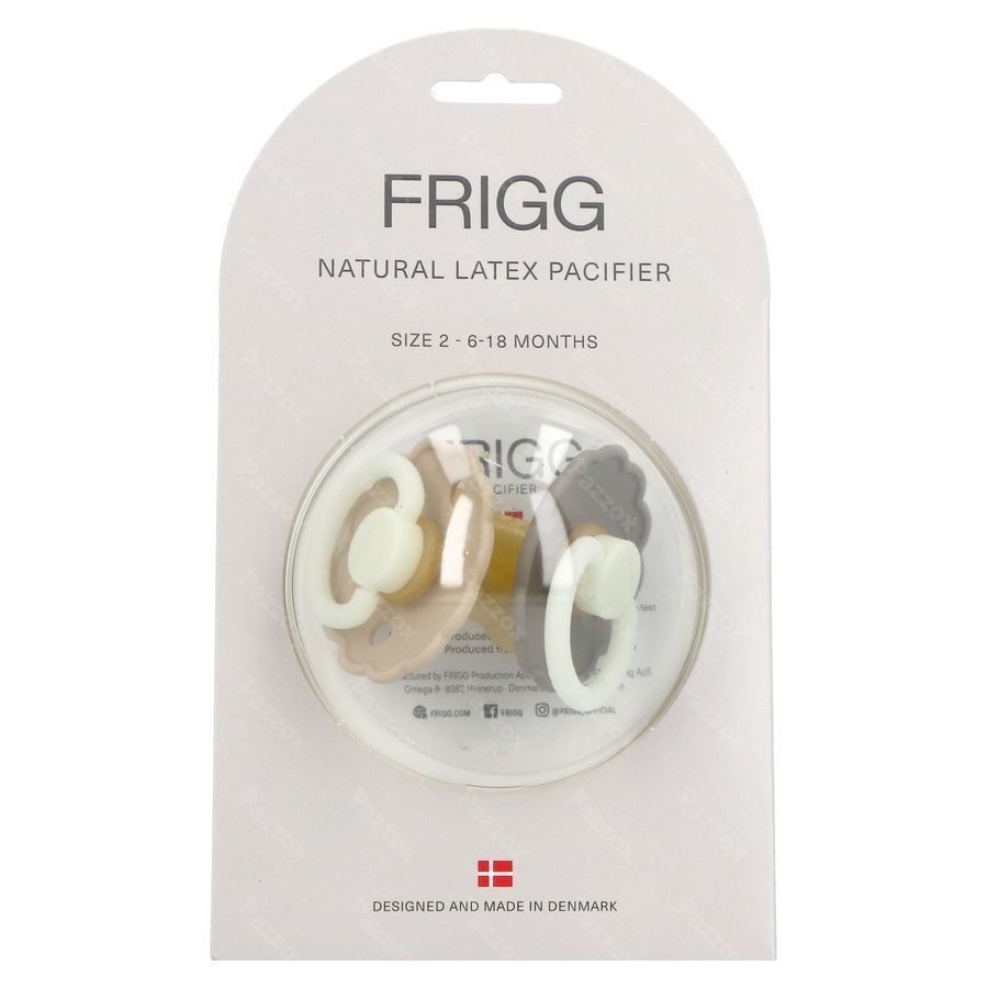 Frigg Daisy Night Fopspenen Latex T2 Porto/crois 2