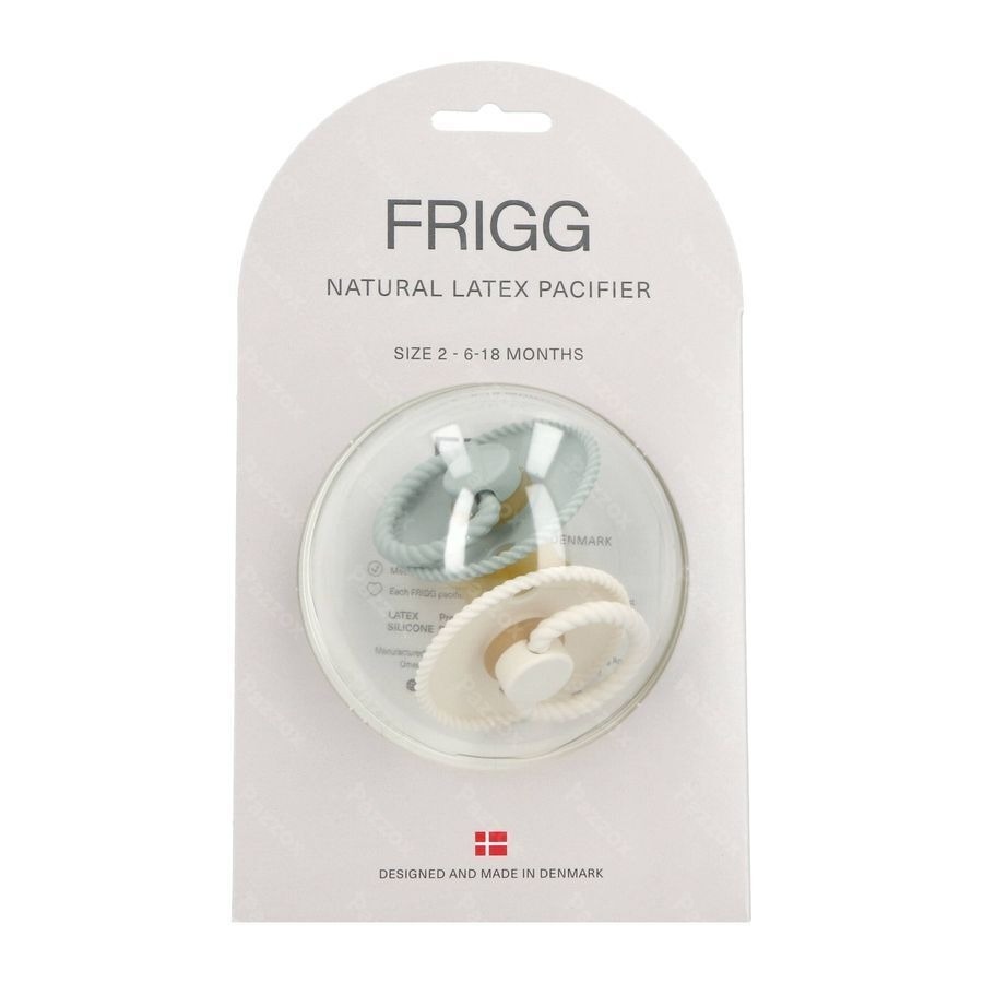 Frigg Rope Fopspenen Latex T2 Cream/sage 2