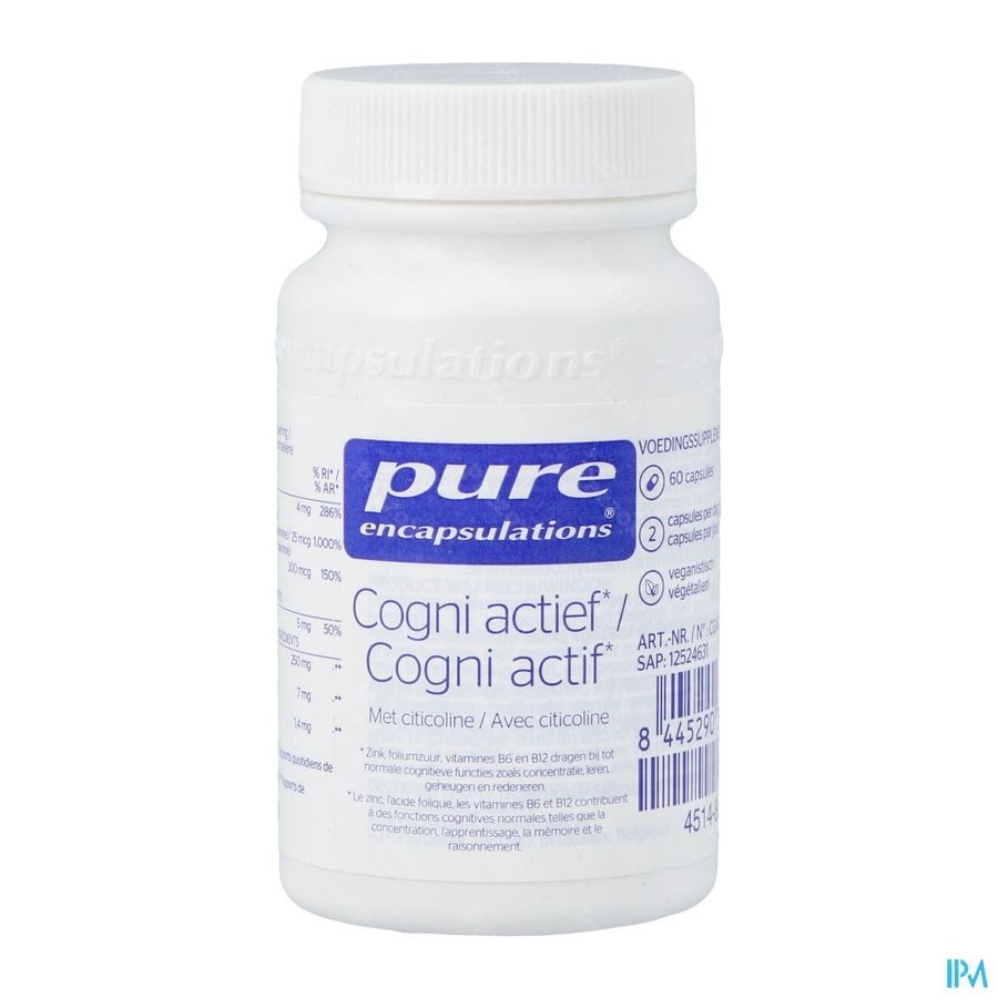 Pure Encapsulation Cogni actief 60 capsules