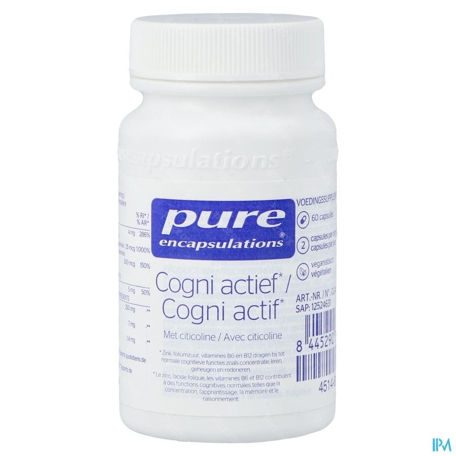 Pure Encapsulation Cogni actief 60 capsules