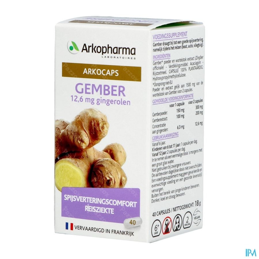 Arkocaps Gember 40 Capsules