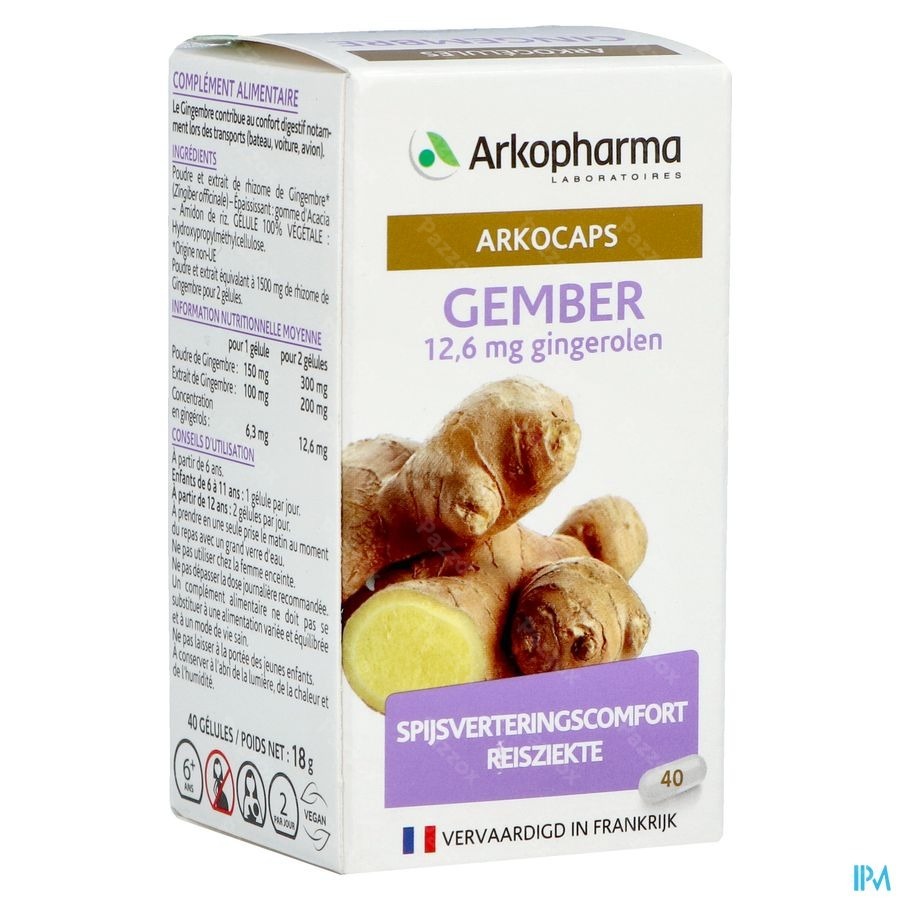 Arkocaps Gember 40 Capsules