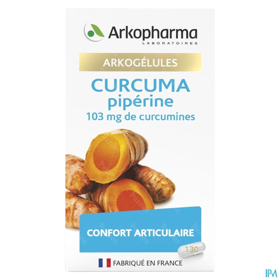 Arkopharma Arkocaps Curcuma Piperine 130 Capsules