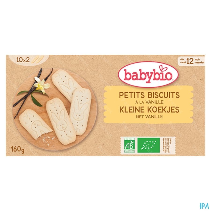 Babybio Babykoekjes Vanille +12m 160g
