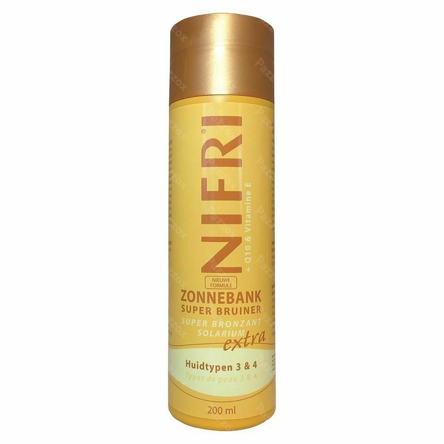 Nifri Zonnebank Super Bruiner Huidtype 3&4 200ml