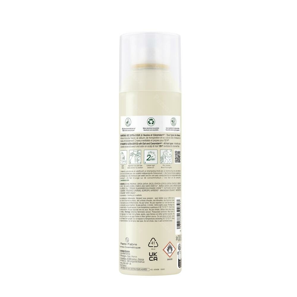 Klorane Capillaire Droogshampoo Havermelk & Ceramide 150ml 