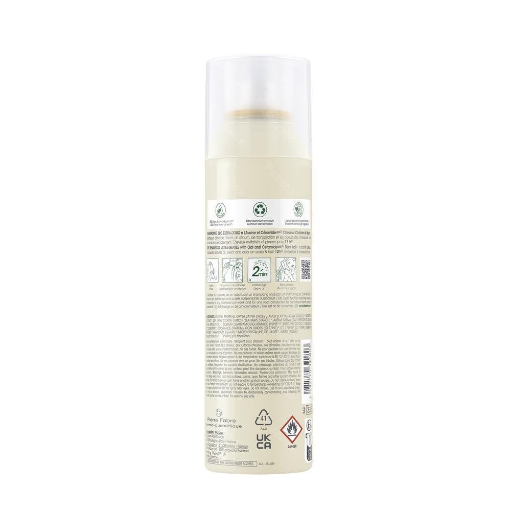 Klorane Capillaire Getinte Droogshampoo Bruin Haar 150ml