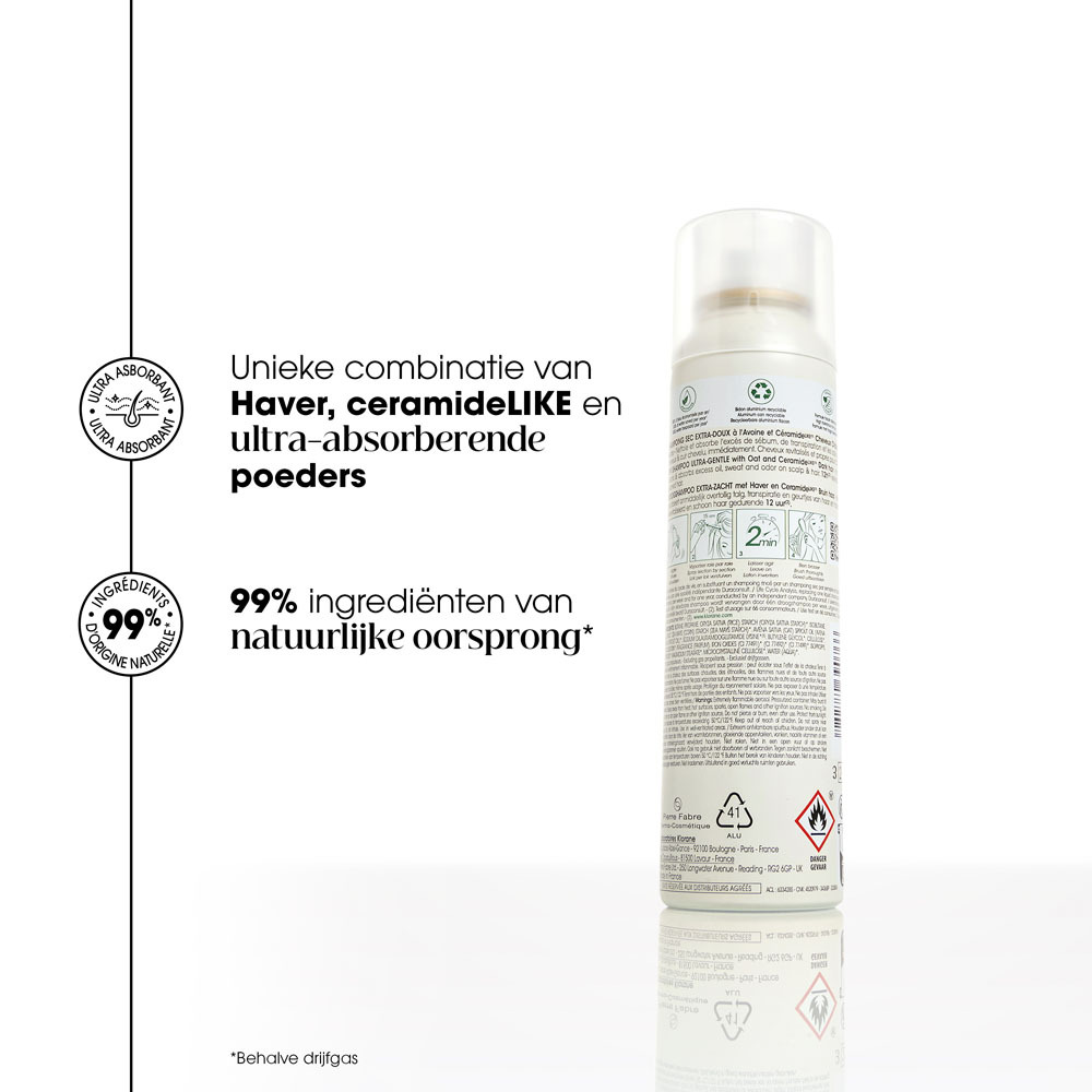 Klorane Capillaire Getinte Droogshampoo Bruin Haar 150ml