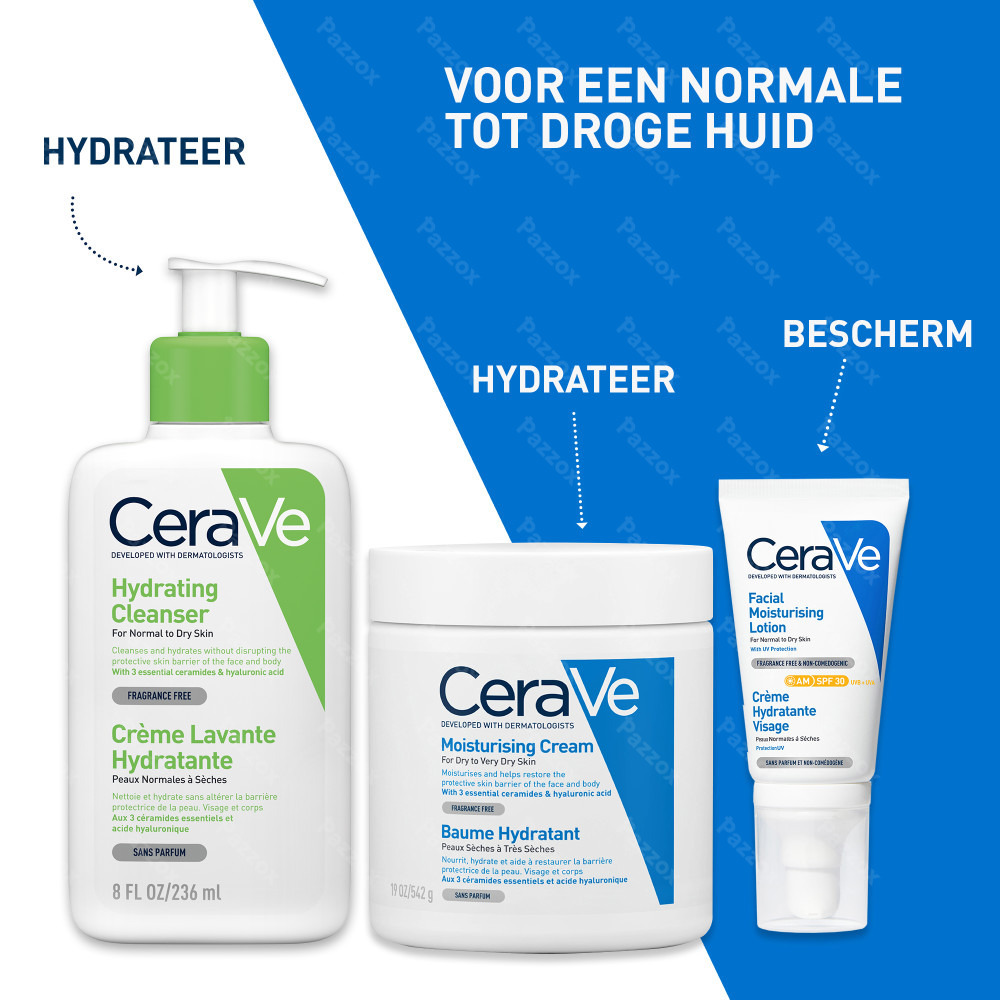 CeraVe Hydraterende Gezichtscrème SPF30 52ml