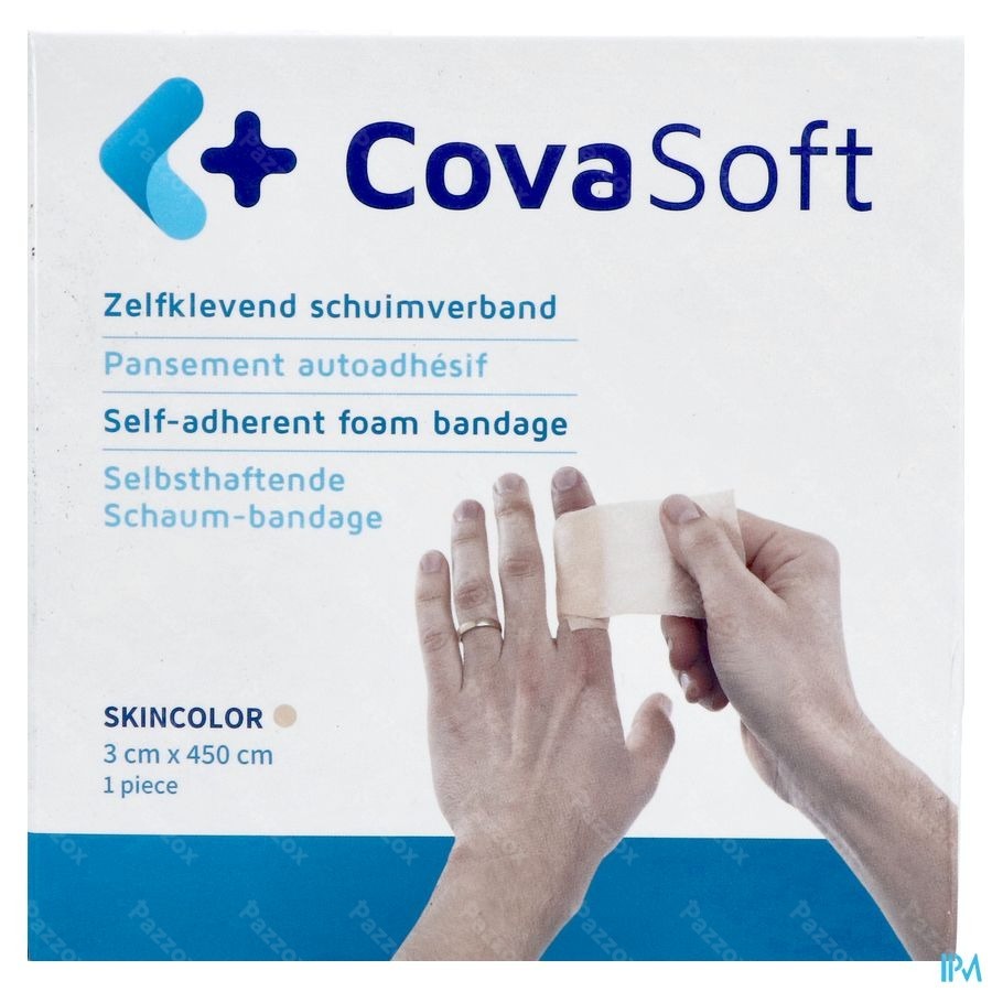 Covasoft Verband Huid 3cmx4,5m Covarmed