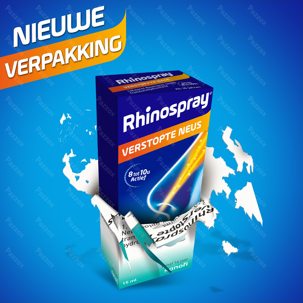 Rhinospray Verstopte Neus 1,18mg/ml Neusspray 15ml