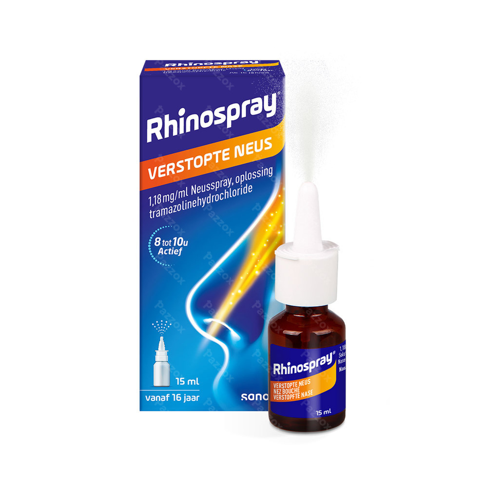 Rhinospray Verstopte Neus 1,18mg/ml Neusspray 15ml