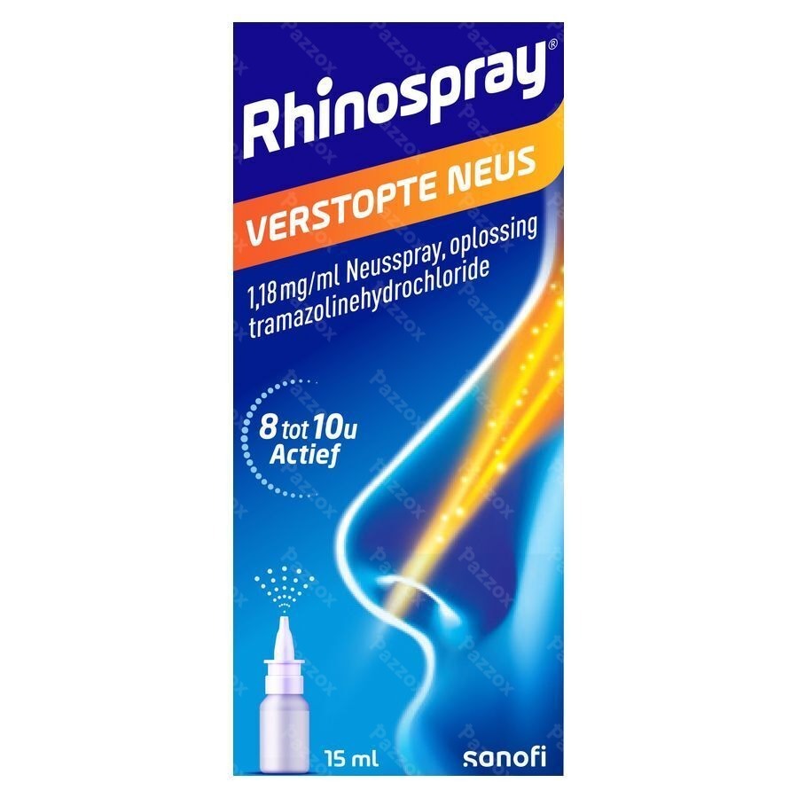 Rhinospray Verstopte Neus 1,18mg/ml Neusspray 15ml