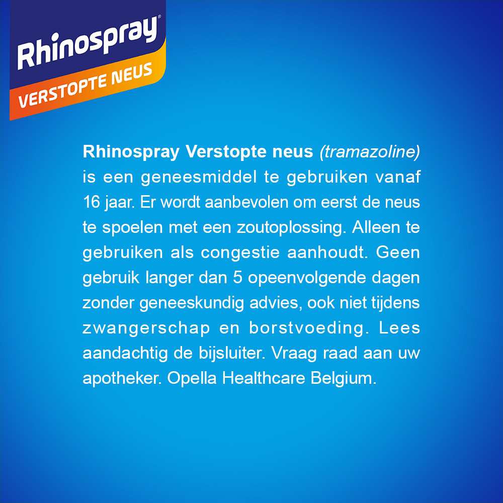 Rhinospray Verstopte Neus 1,18mg/ml Neusspray 15ml