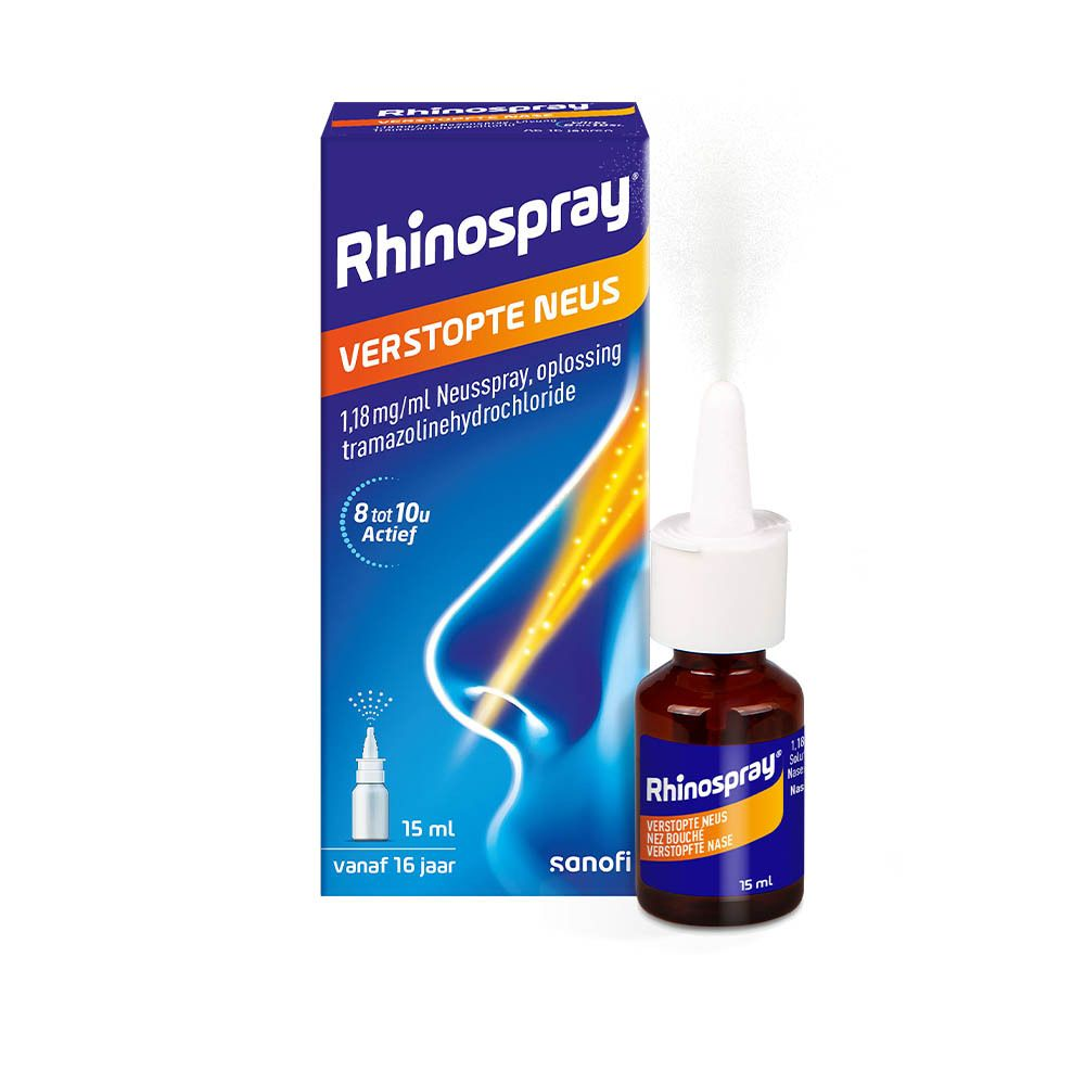 Rhinospray Verstopte Neus 1,18mg/ml Neusspray 15ml