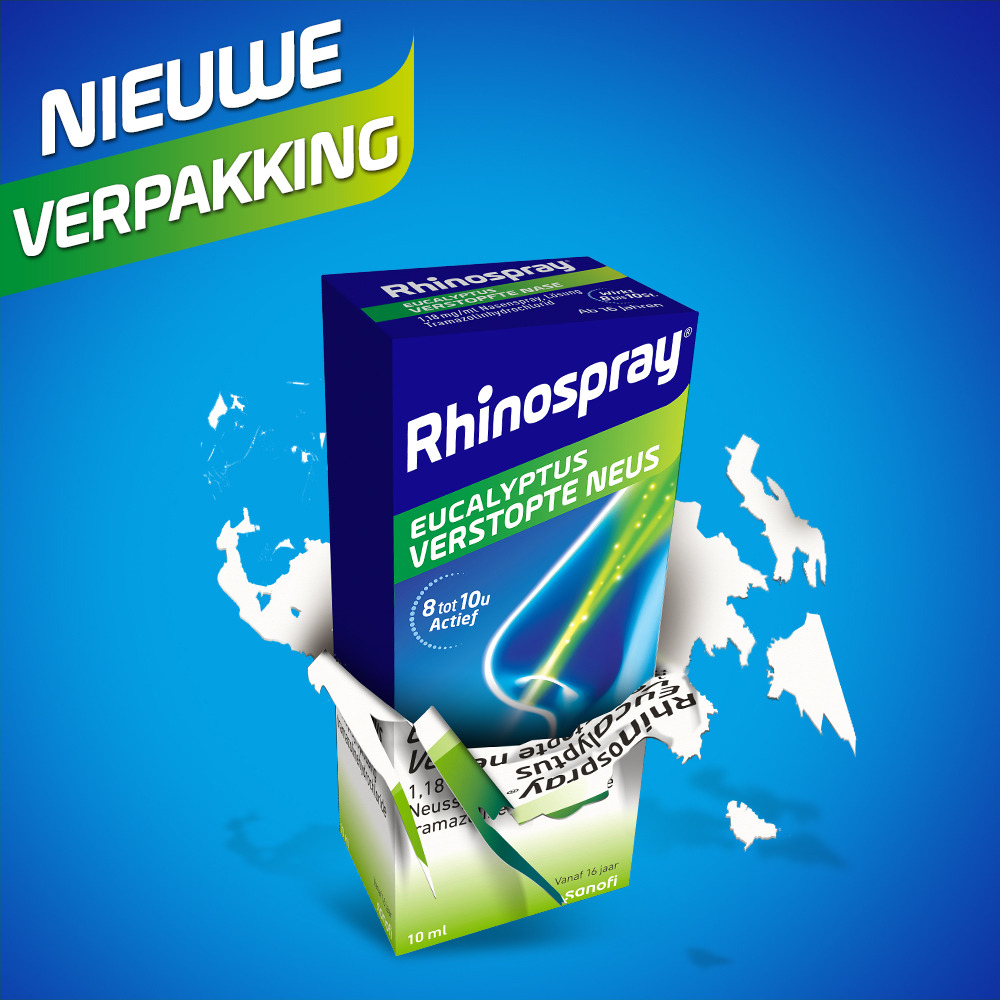 Rhinospray+Eucalyptus Verstopte Neus Neusspray 1,18mg/ml 10ml