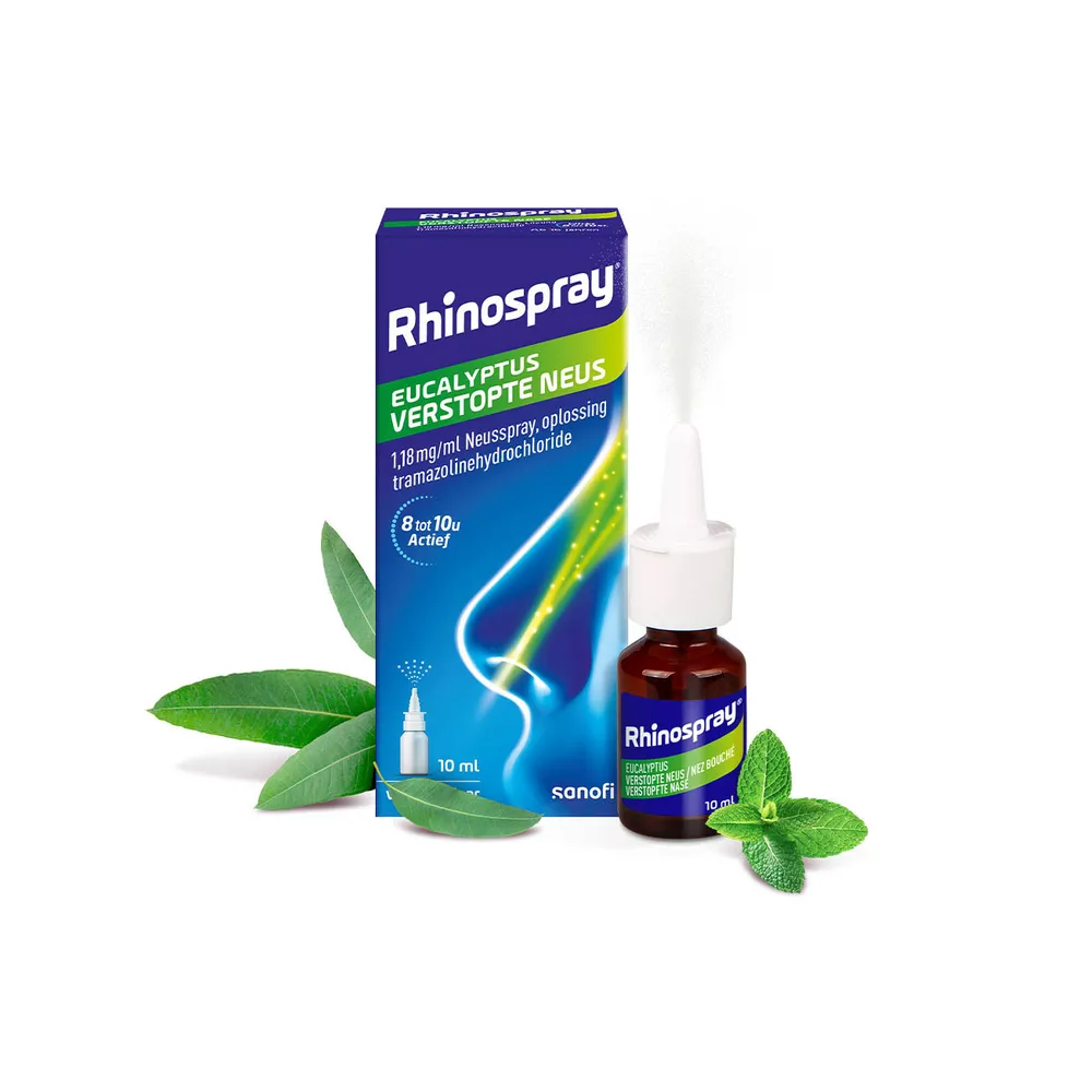 Rhinospray+Eucalyptus Verstopte Neus Neusspray 1,18mg/ml 10ml