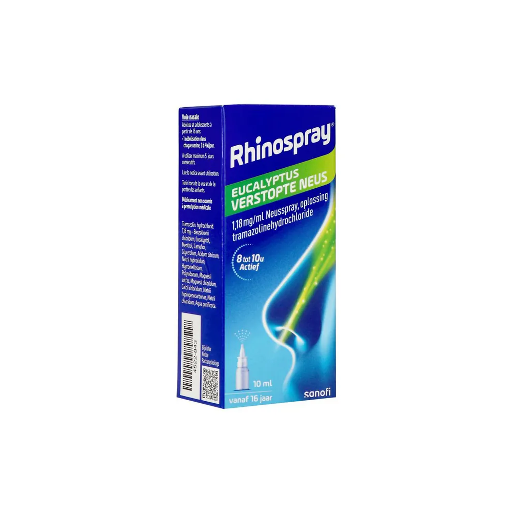 Rhinospray+Eucalyptus Verstopte Neus Neusspray 1,18mg/ml 10ml