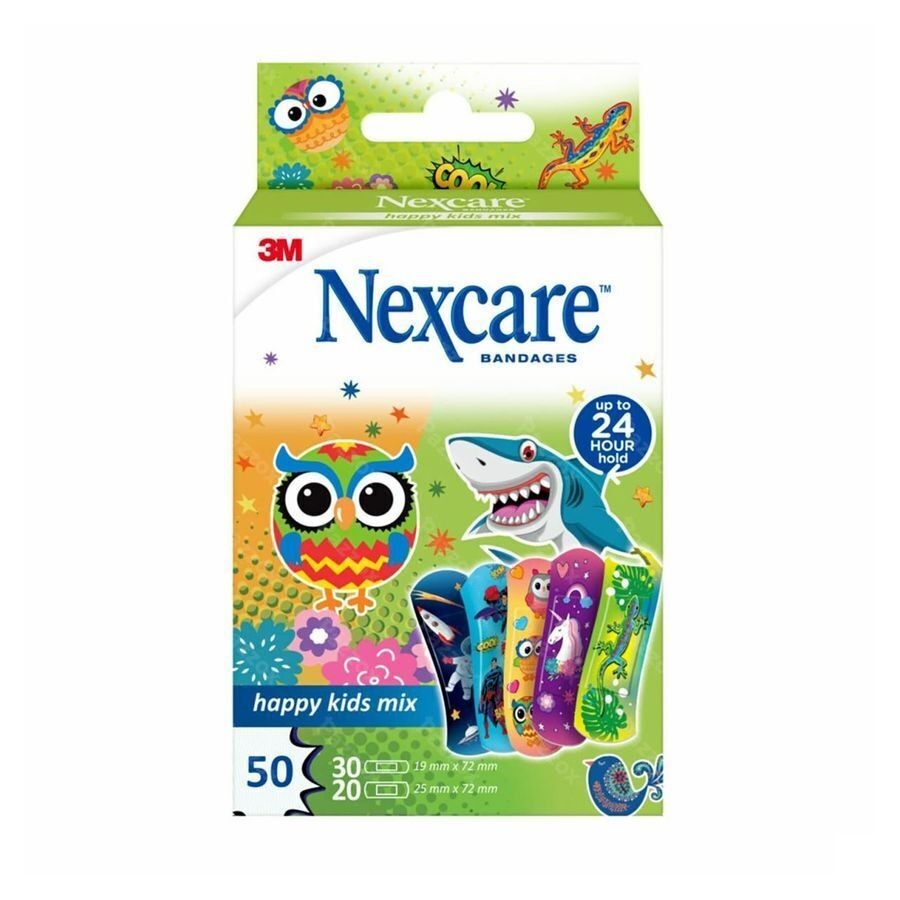 Nexcare 3m Happy Kids Mix Pleister 50 N3-50-2p