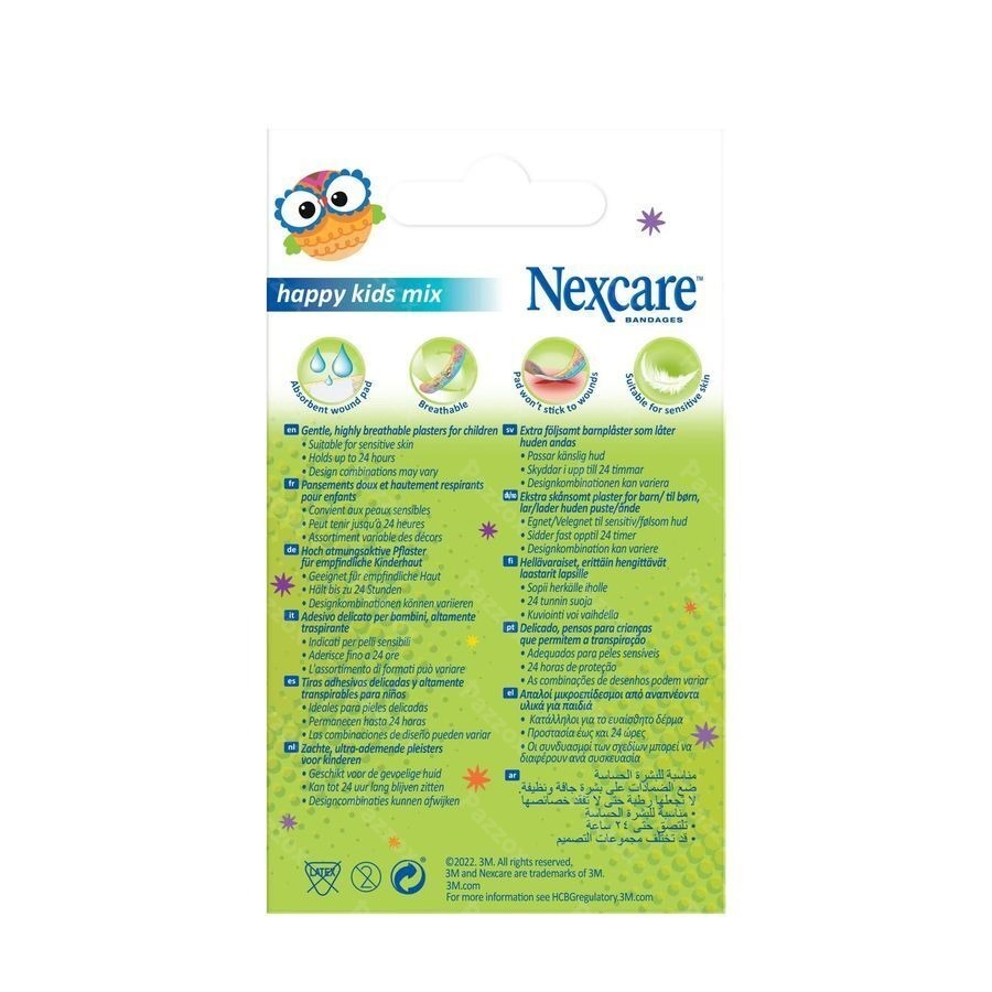 Nexcare 3m Happy Kids Mix Pleister 50 N3-50-2p