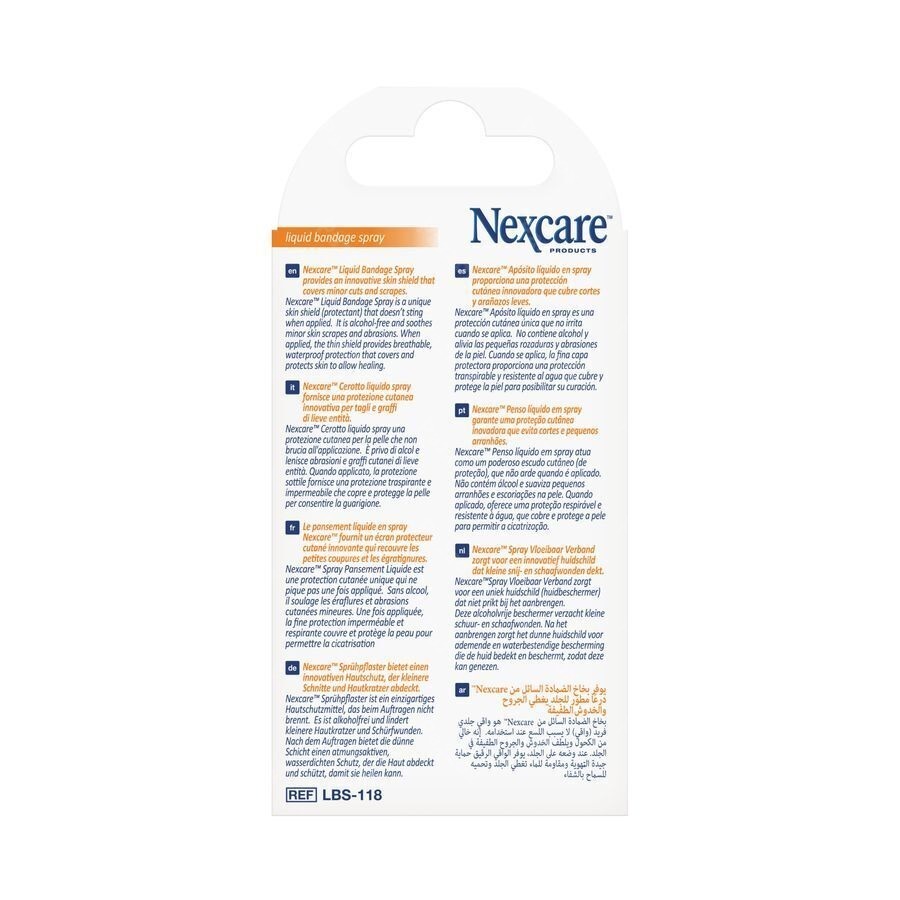 Nexcare Vloeibaar Verband Spray 18ml Lbs-18