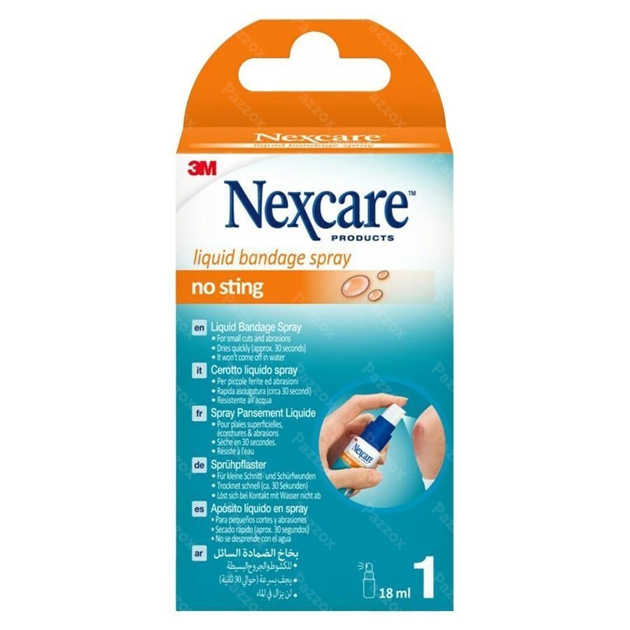 Nexcare Vloeibaar Verband Spray 18ml Lbs-18