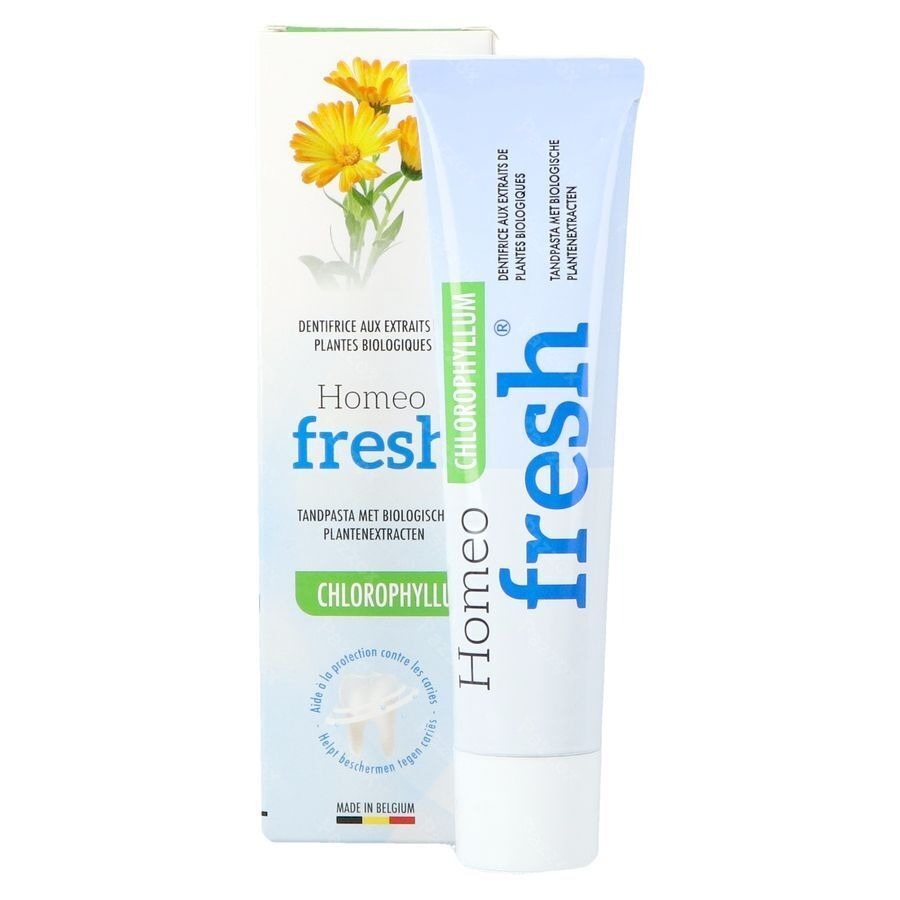 Homeofresh Tandpasta Chlorophyllum Tube 75ml Nf