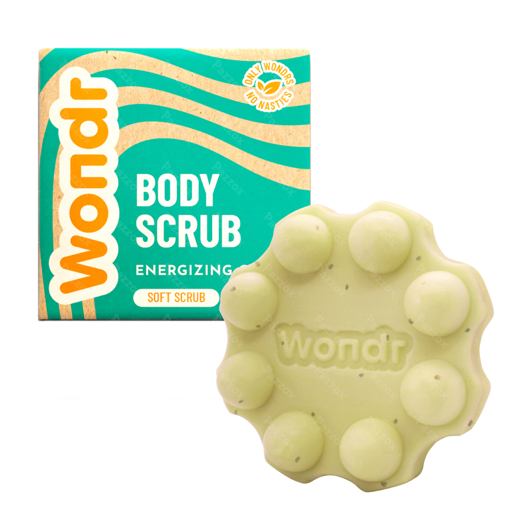 Wondr Scrub Bar Energizing Ginger 102g