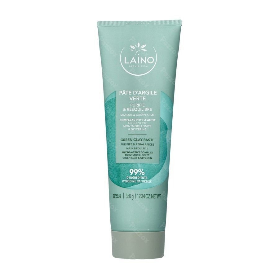 Laino Groene Klei Pasta Zuiverend Masker 350g