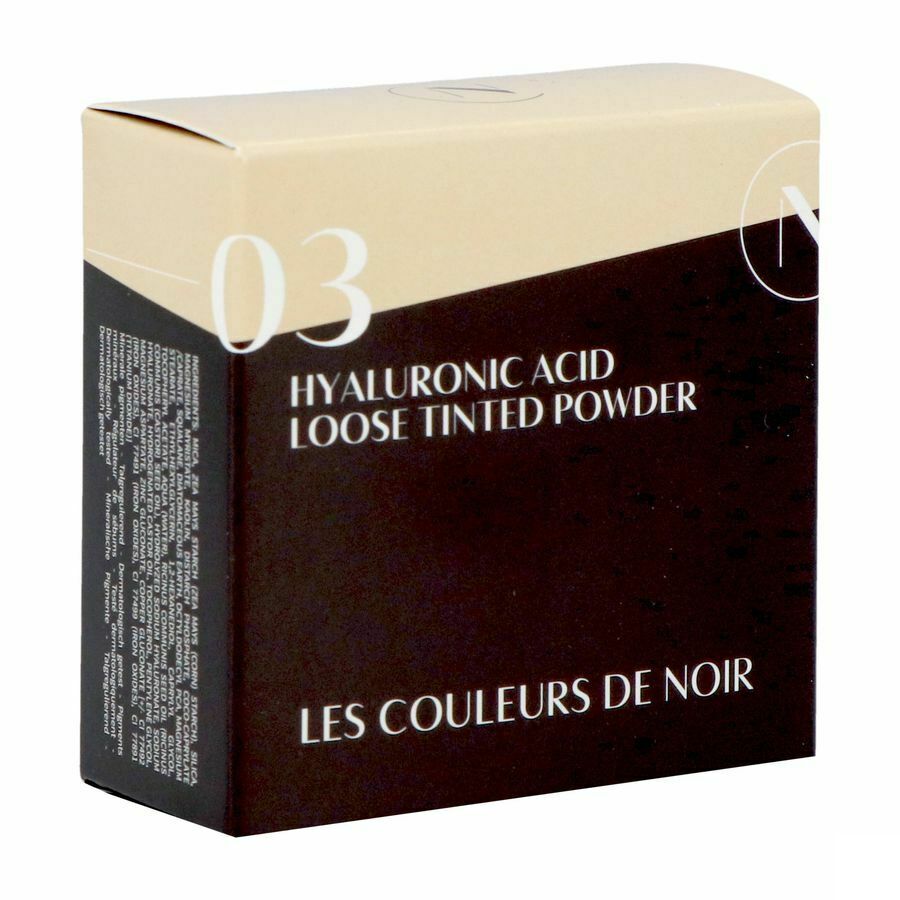 Couleurs de Noir - HA Loose Tinted Powder - 003 Moyen - Met Squalaan