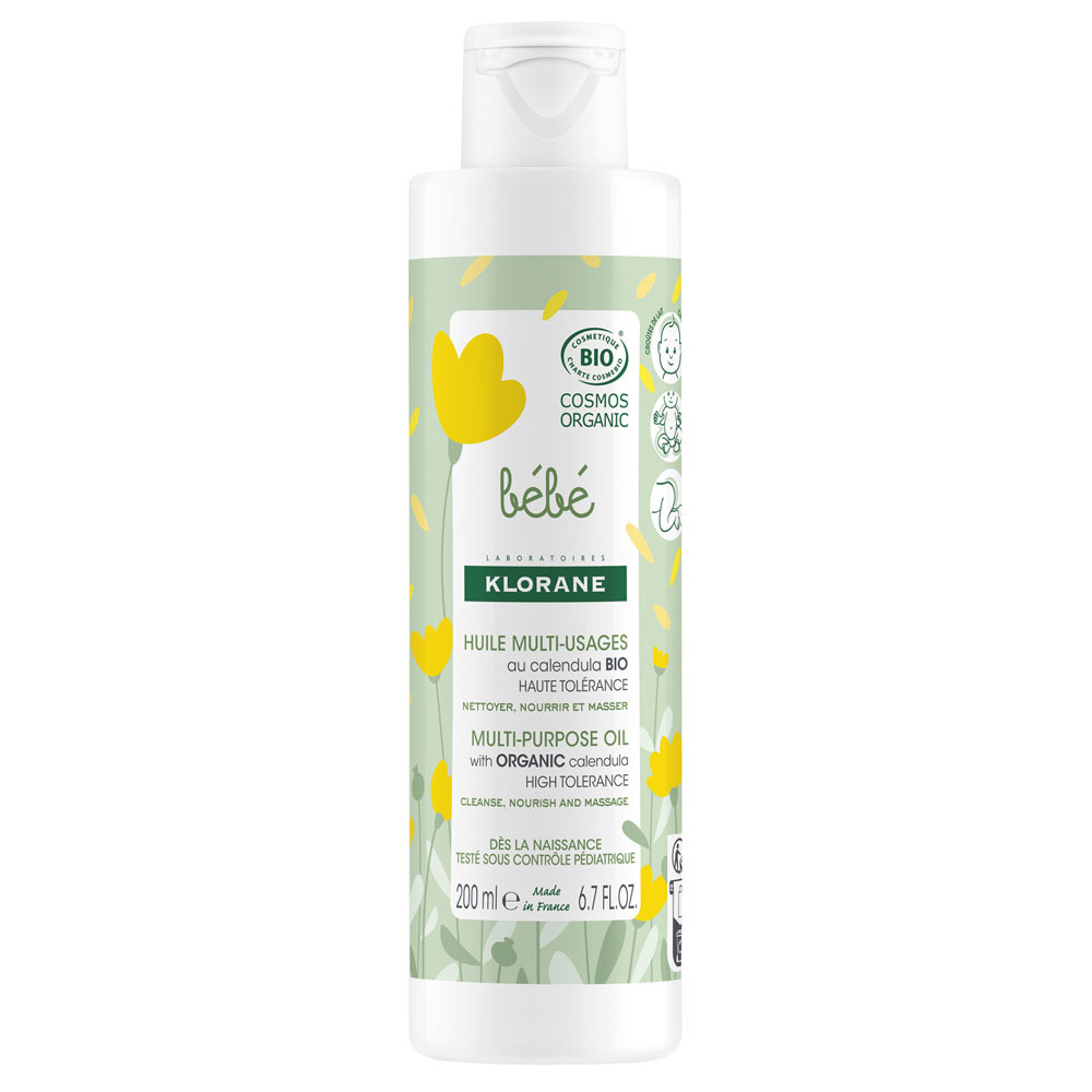 Klorane Bb Olie Multifunctioneel Bio 200ml